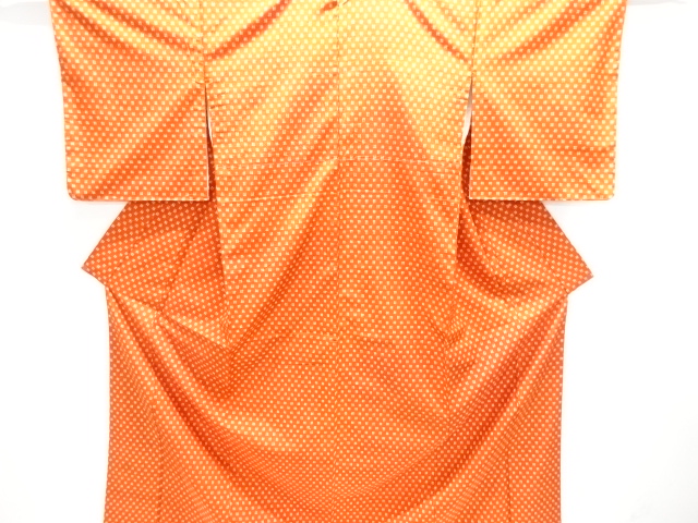 JAPANESE KIMONO / TSUMUGI / WOVEN IGETA PATTERN